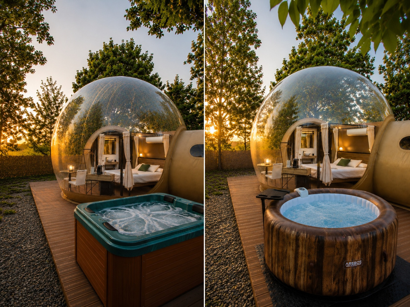 Imagen de la habitación Burbuja Spa (Jacuzzi Exterior)